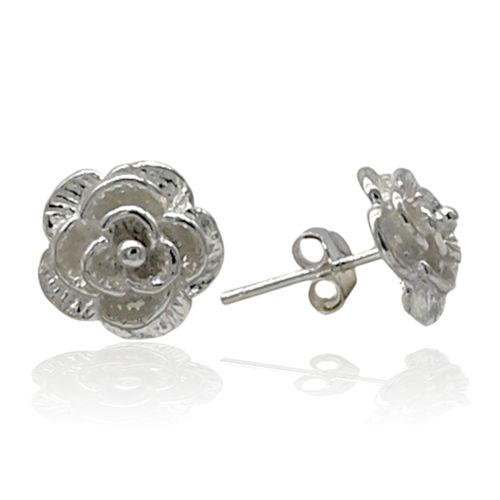 Aros plata 925 flor ARPL510 - 18d