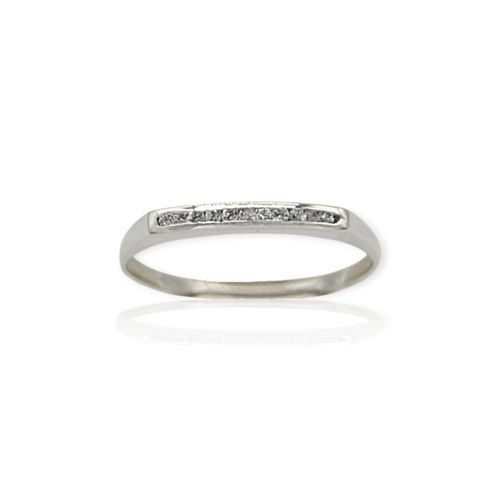 Anillo oro 18k medio sin fin - An604 - 1,3g
