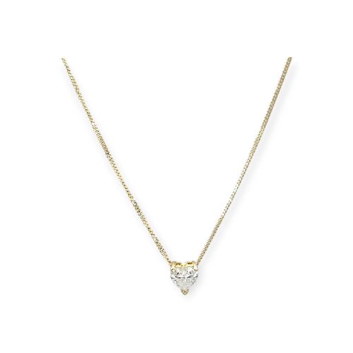 Cadena oro 18k corazón - Ca232 - 1,8gr