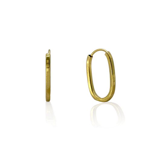 Aros oro 18k argolla - Ar174 - 1,2g