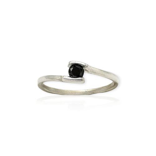 Anillo plata 925 solitario - Ml1146 - 12d