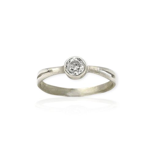 Anillo plata 925 solitario - Ml1155 - 12d