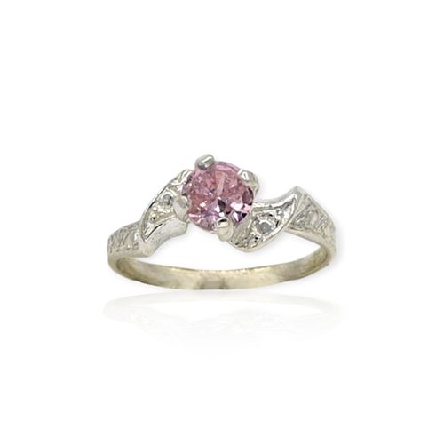 Anillo plata 925 solitario - Ml1159 - 17d
