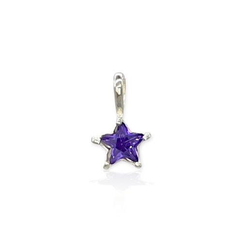 Dije plata 925 estrella - Fr575 - 8d