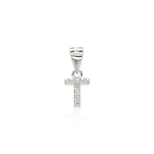Dije plata 925 letra T - Fr593 - 9d