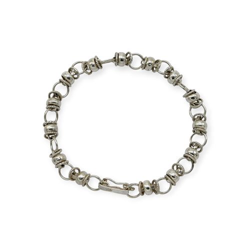 Pulsera plata 925 con donas Kl391 - 65d