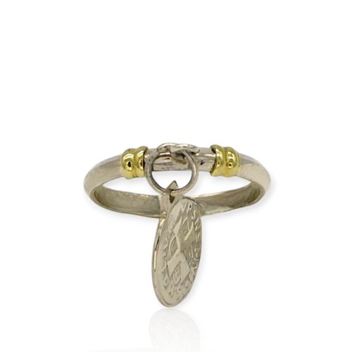 Anillo plata 925 con dije - Ml1166 - 19d